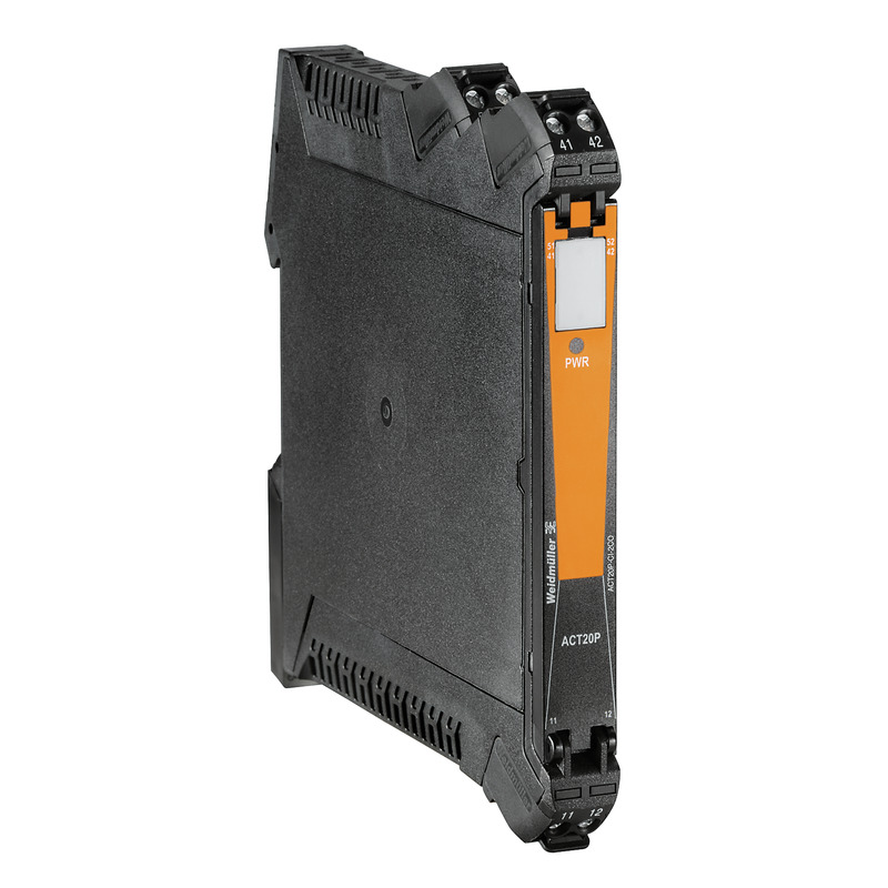 Weidmüller ACT20P Series Signal Converter, Current Input, Current Output, 30V Supply, ATEX, IECEx