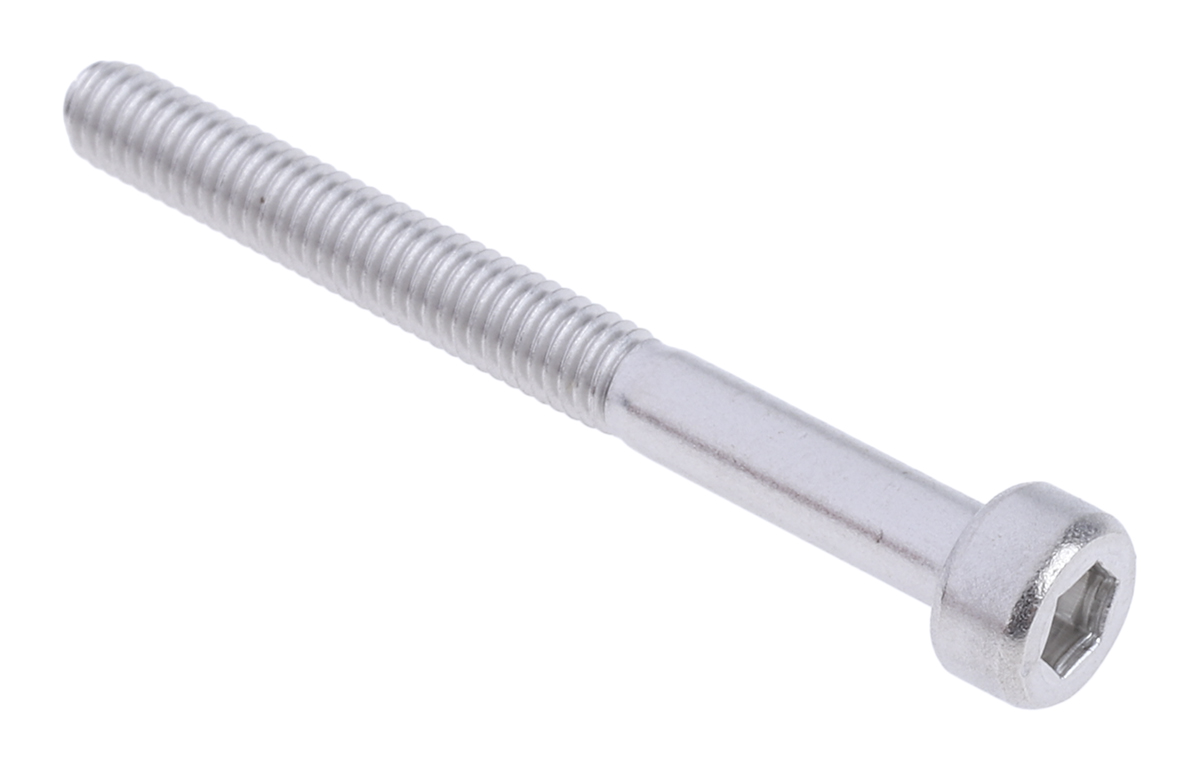 RS PRO Stainless Steel Hex Socket Cap Screw, DIN 912, M3 x 30mm