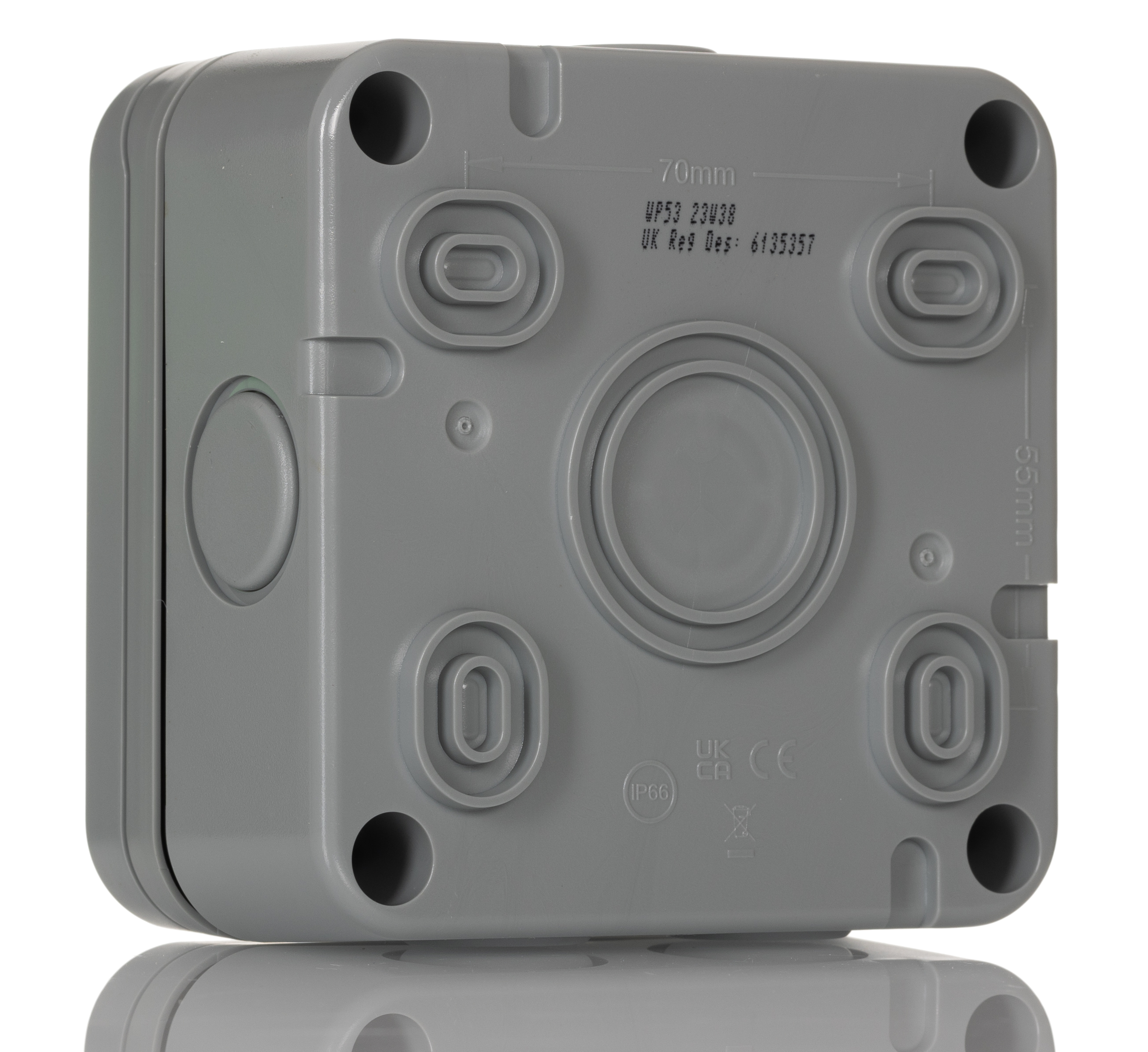 BG Electrical 13A 1 Gang Switched Fused Spur IP66
