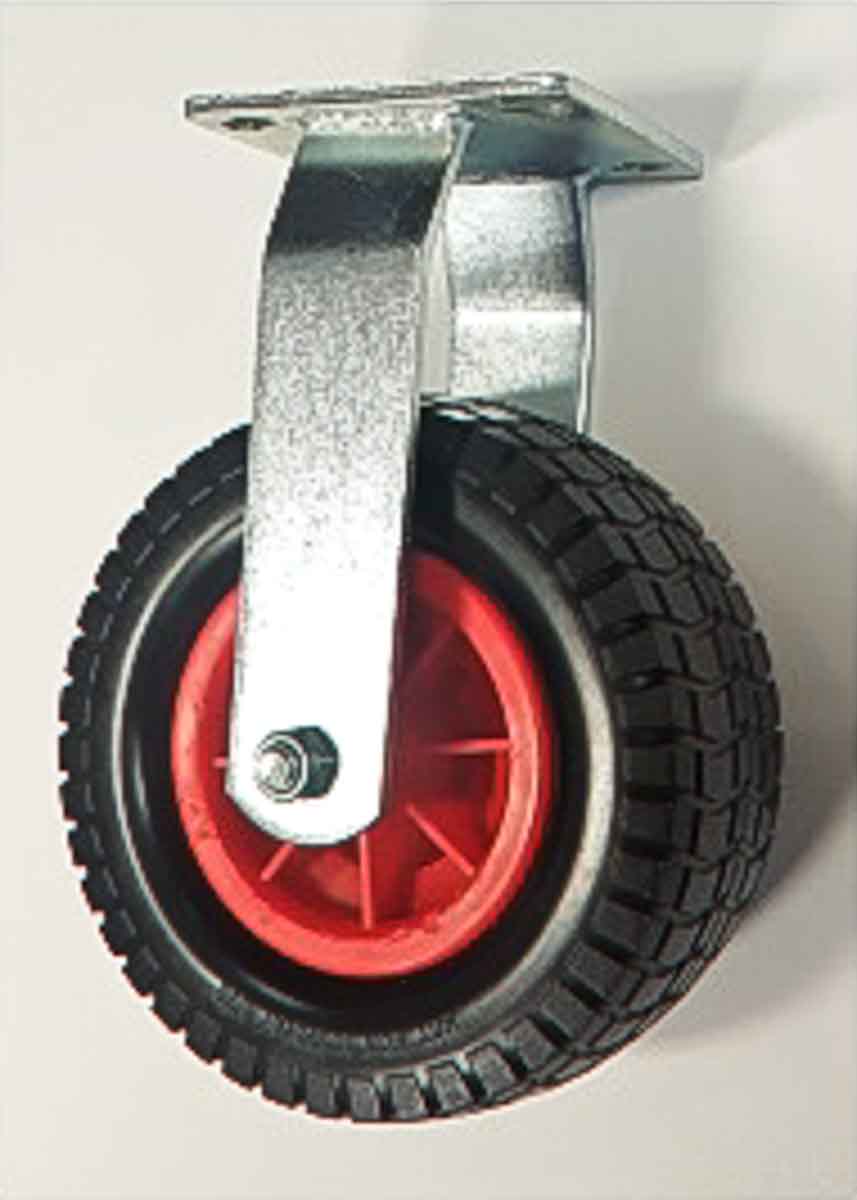 RS PRO Fixed Castor Wheel, 300kg Capacity, 200mm Wheel