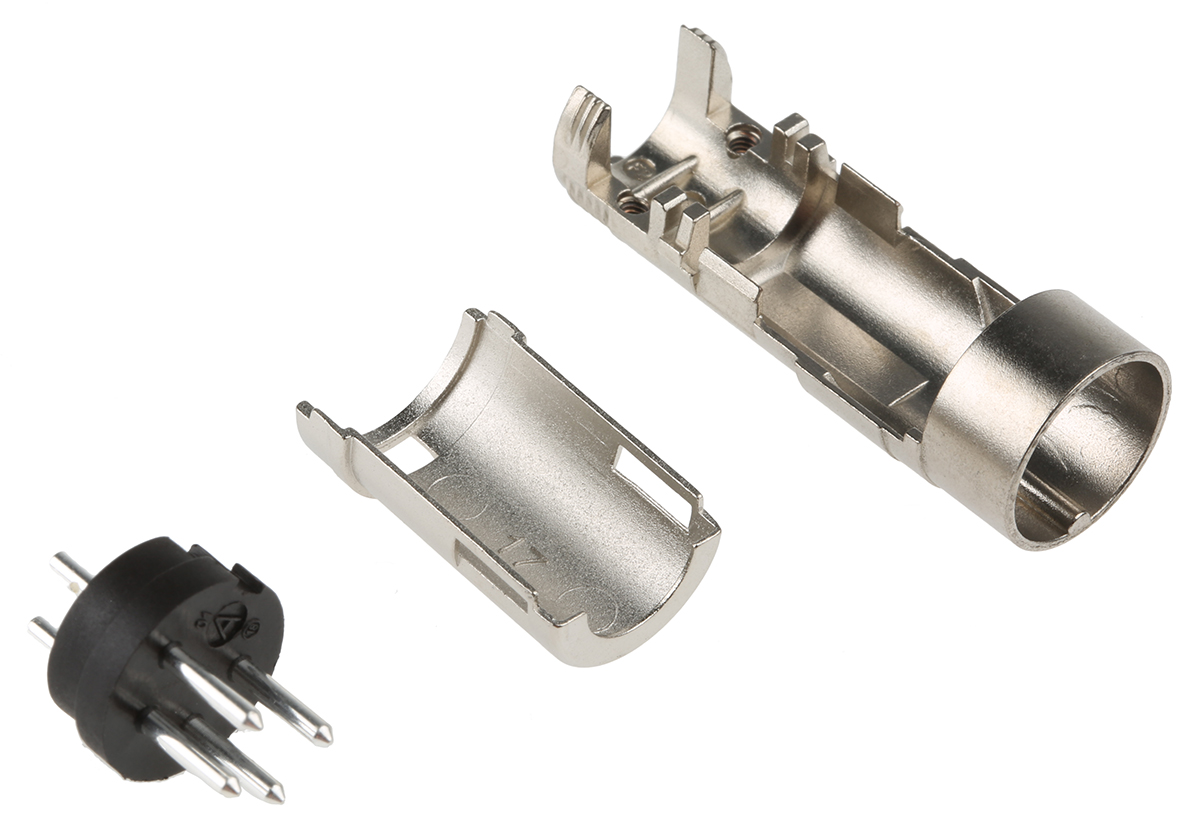Amphenol Industrial, signalmate C091 4 Pole M16 Din Plug, 5.0A, 300 V IP40, Screw On, Cable Mount