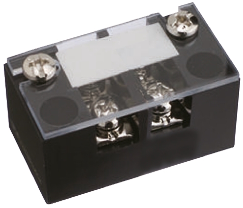 Sato Parts Non-Fused Terminal Block, 2-Way, 15A, Screw Down Termination