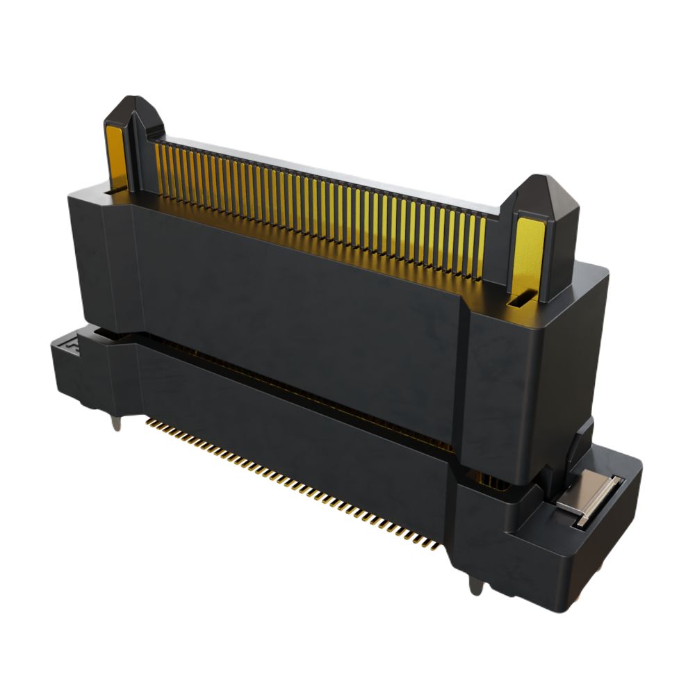 HARWIN FLECTO Series Vertical Surface PCB Header, 80 Contact(s), 0.5 mm Pitch, 2 Row, Shrouded