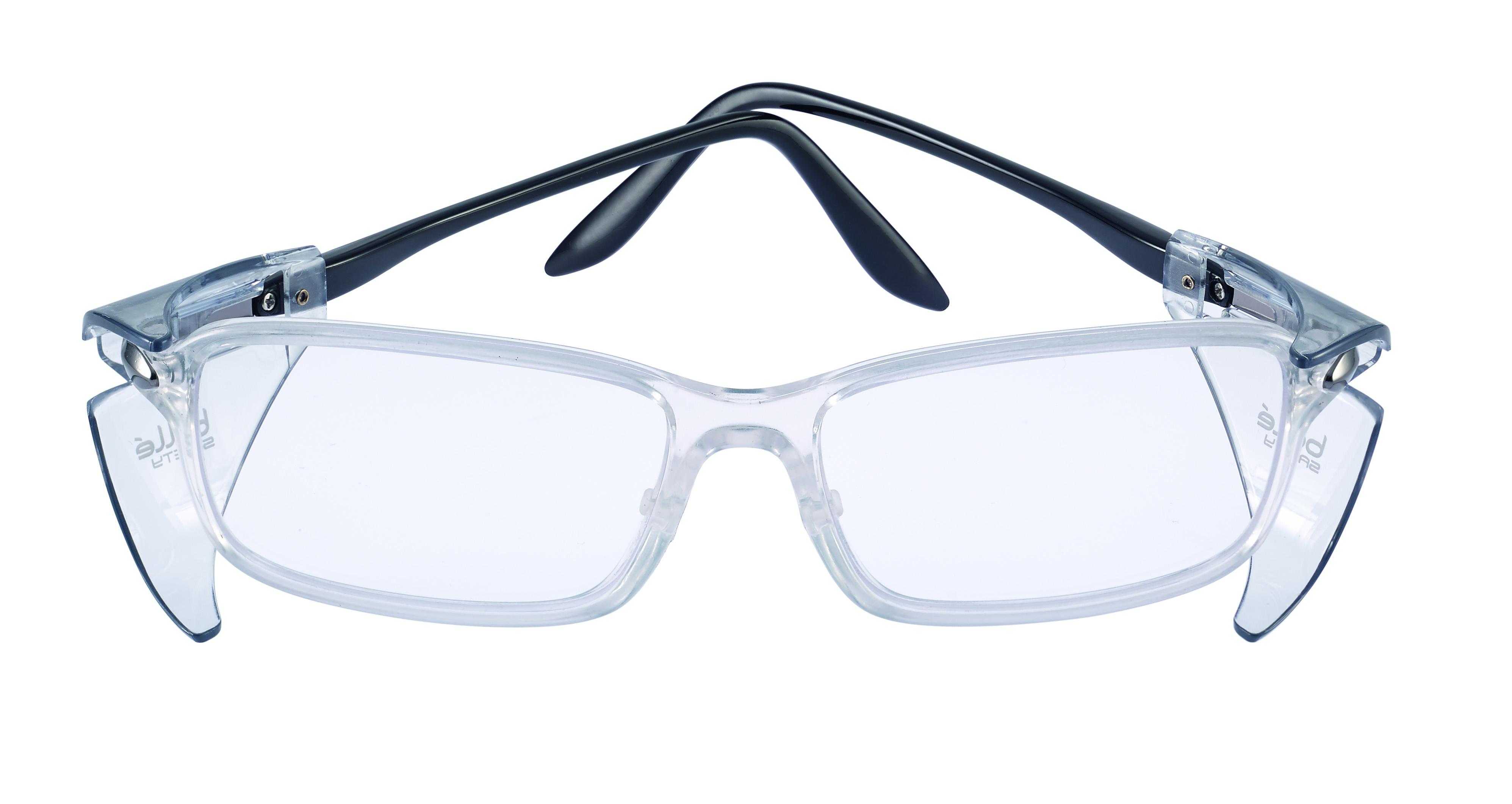 Bolle Safety B809 UV Safety Glasses, Clear PC Lens