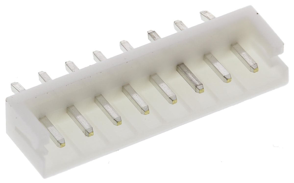 JST EH Series Straight Through Hole PCB Header, 8 Contact(s), 2.5 mm Pitch, 1 Row, Shrouded