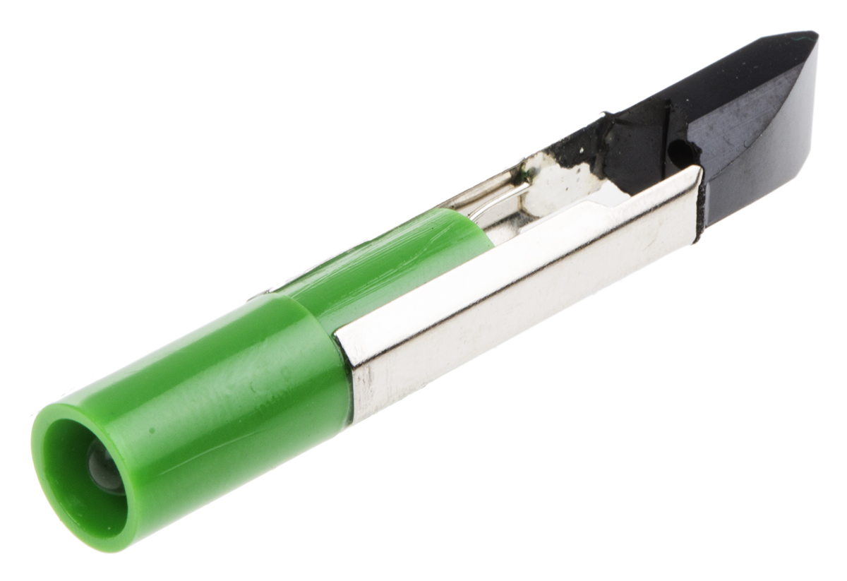RS PRO Green LED Indicator Lamp, 28V ac/dc, Telephone Slide Base, 6.8mm Diameter, 2100mcd