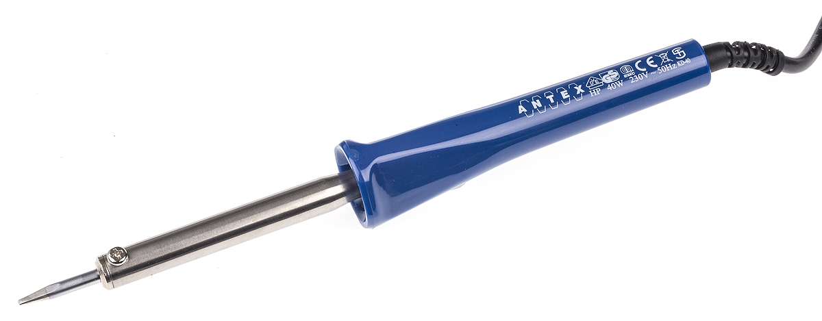 Antex Electronics Electric Soldering Iron, 230V, 40W
