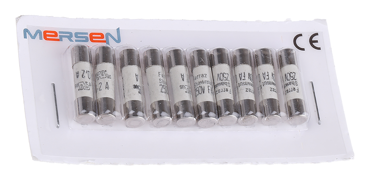 Mersen 200mA FA Ceramic Cartridge Fuse, 5 x 20mm