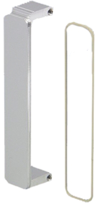 nVent SCHROFF Grey Aluminium Front Panel, 7U, Shielded, 483 x 310.3mm