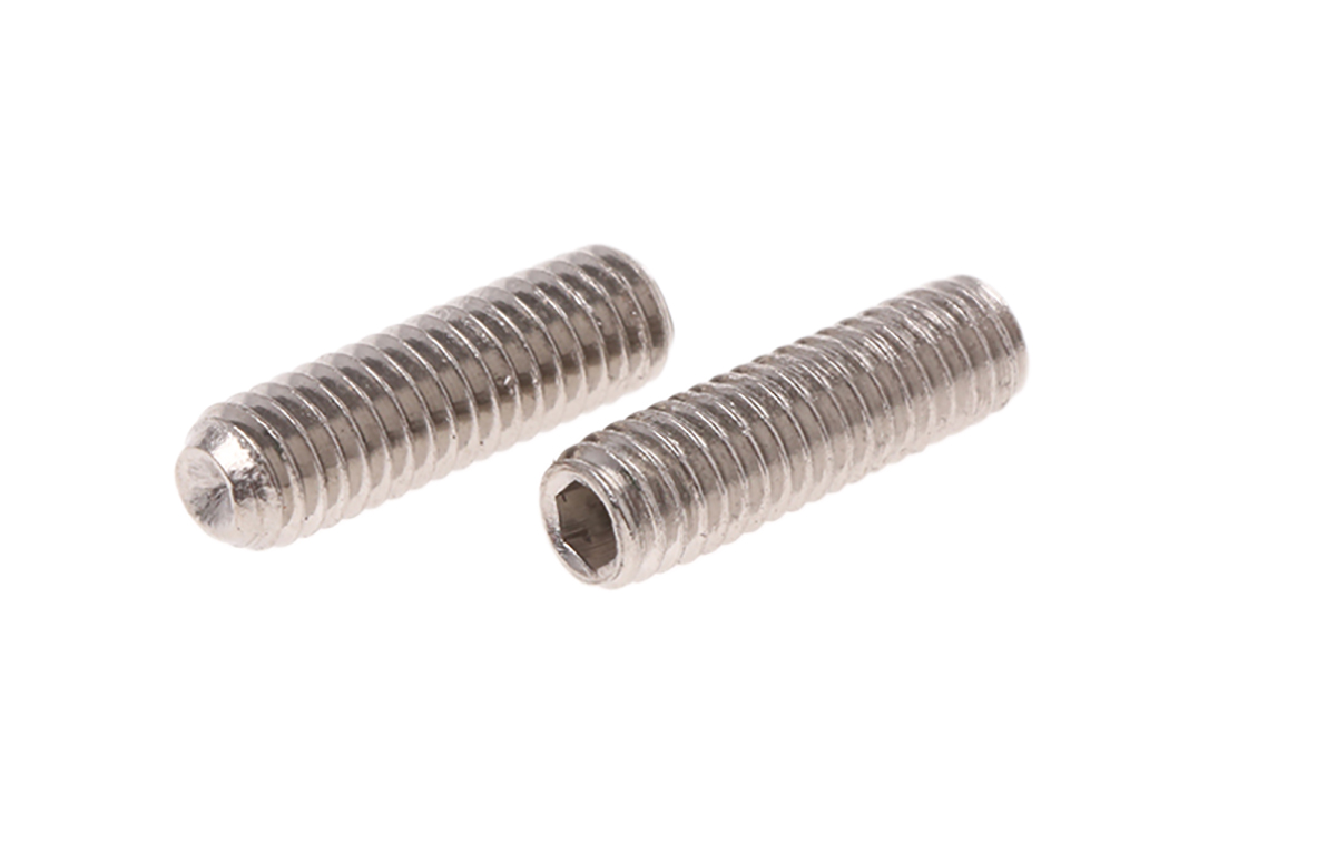 Plain Stainless Steel Hex Socket Set M3 x 10mm Grub Screw