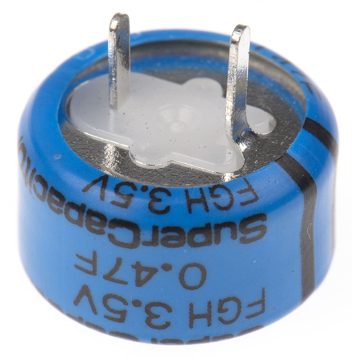 KEMET 0.47F Supercapacitor -20 → +80% Tolerance, Supercap FG 3.5V dc, Through Hole
