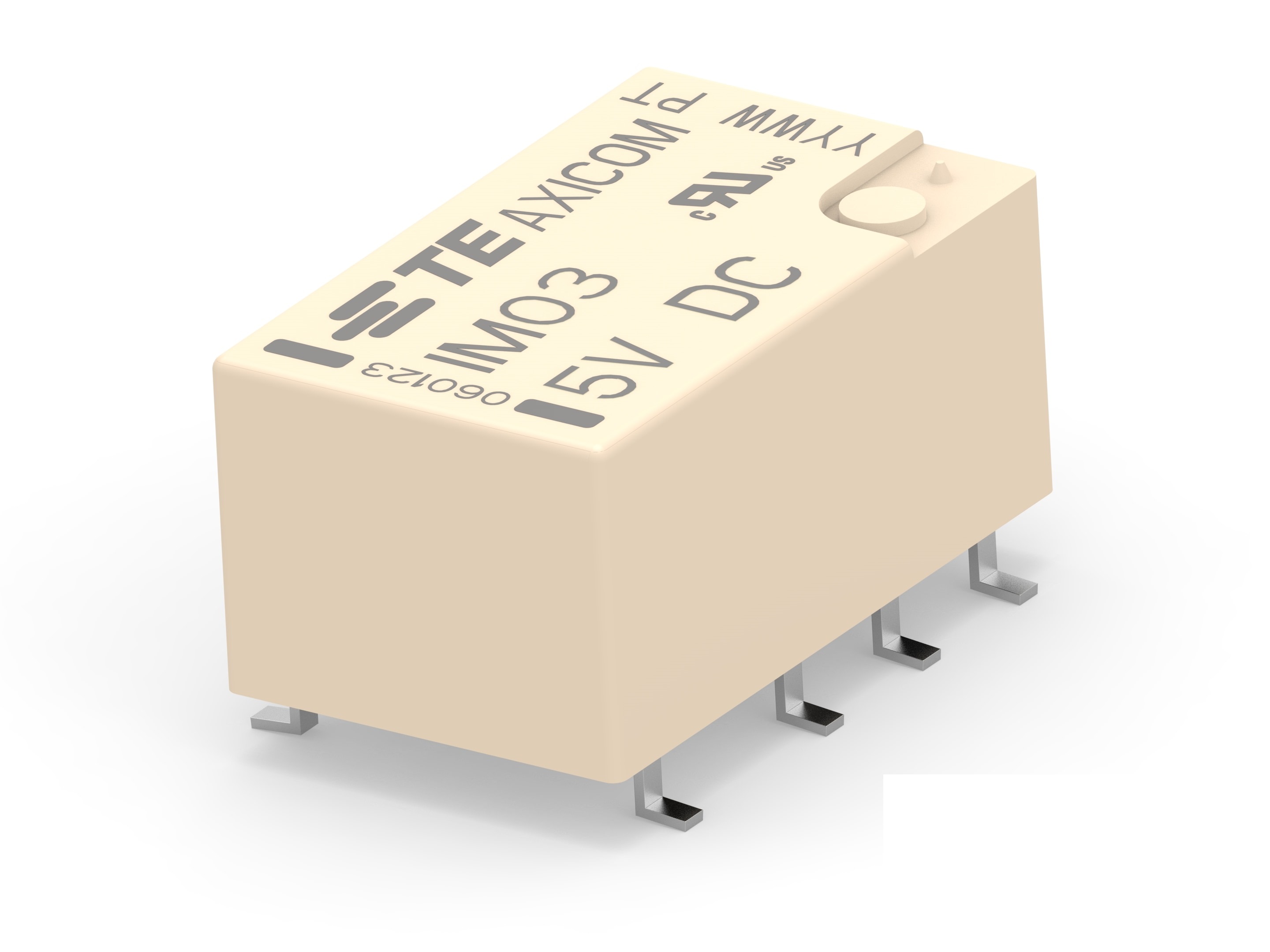 TE Connectivity PCB Mount RF Relay, 5V dc Coil, DPDT