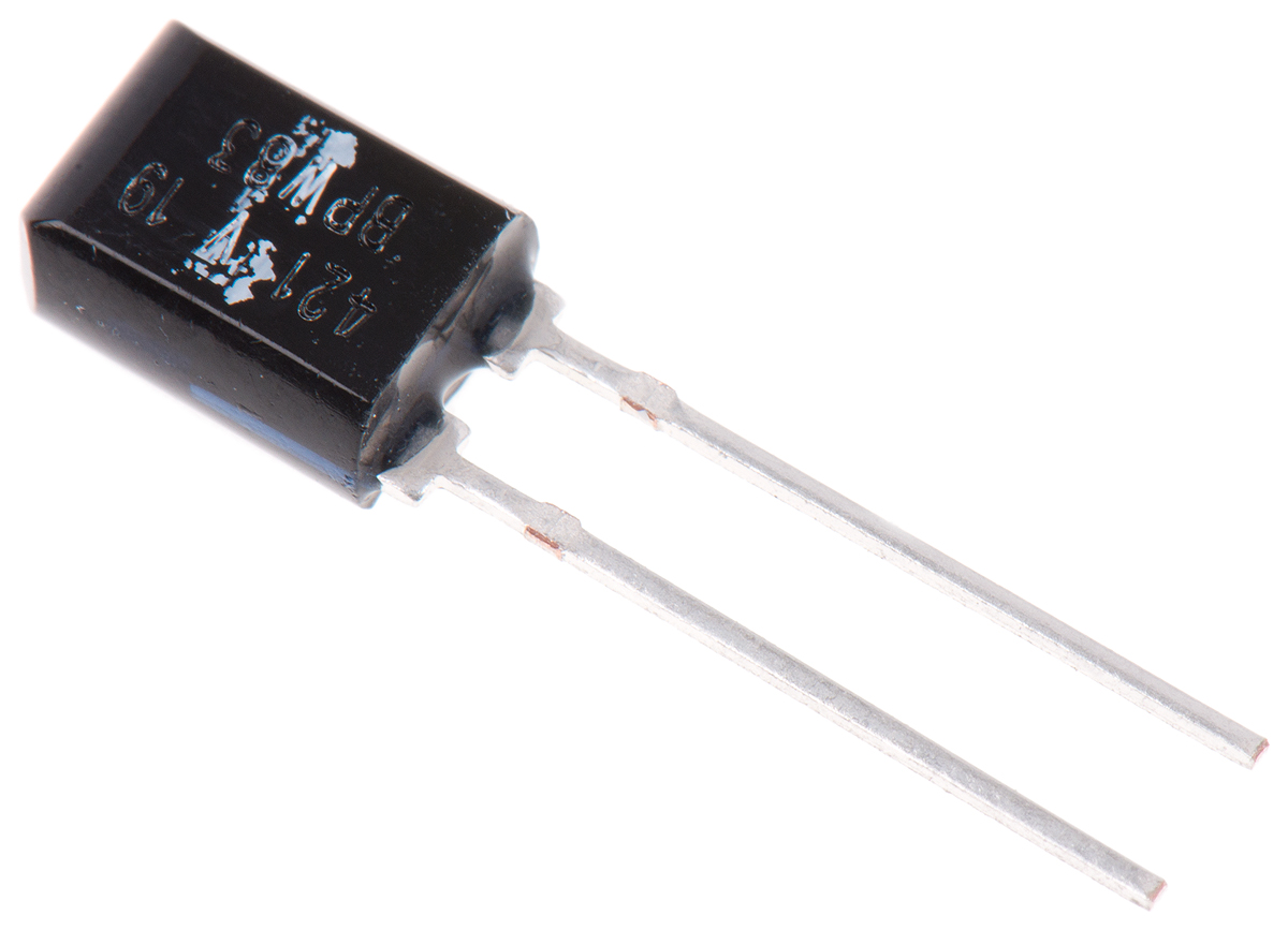 Vishay, BPW83 IR + Visible Light Si Photodiode, Through Hole