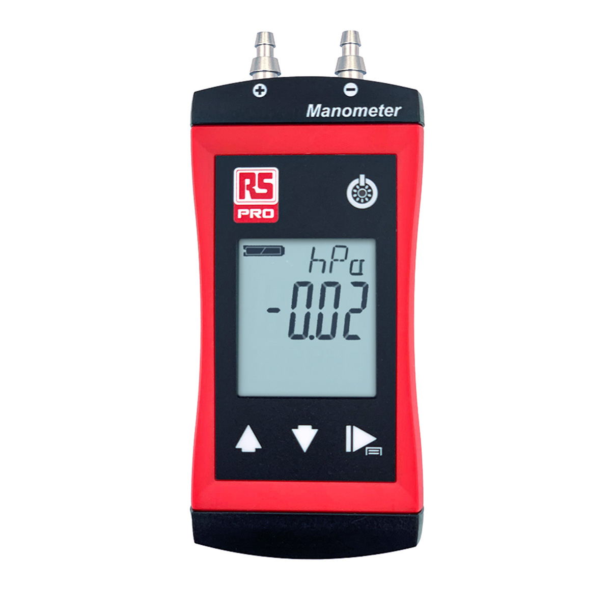 RS PRO RS 1107  Manometer With 2 Pressure Port/s, Max Pressure Measurement 200 mbar
