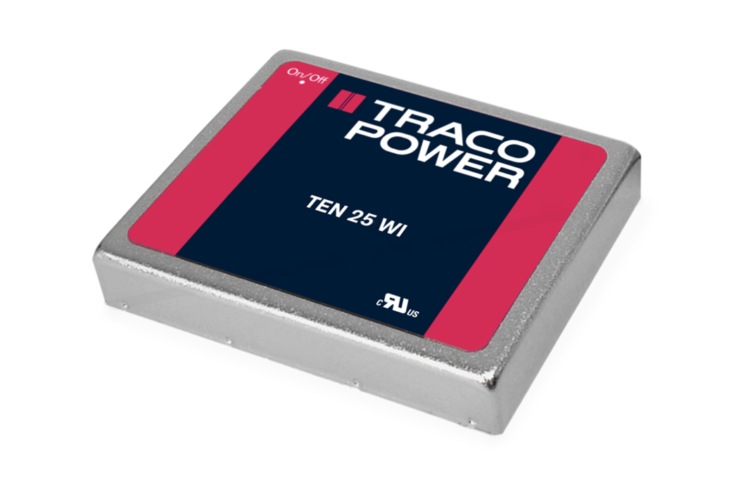 TRACOPOWER TEN 25WI DC-DC Converter, ±12V dc/ ±1.25A Output, 18 → 75 V dc Input, 25W, Through Hole, +85°C Max