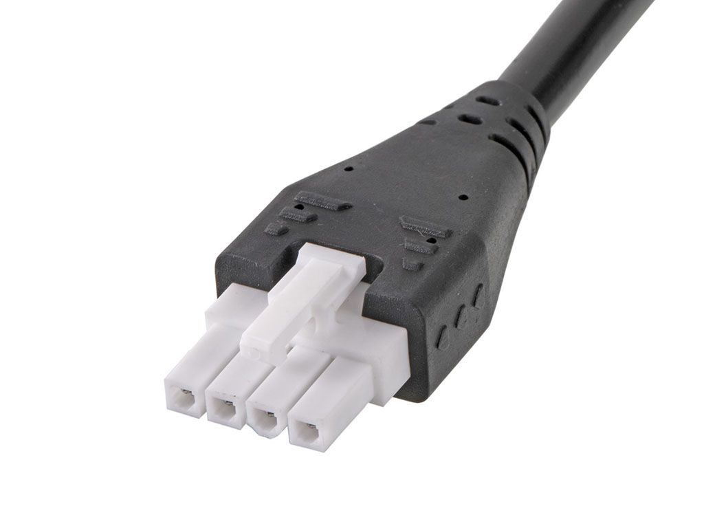 Molex 4 Way Female Mini-Fit Jr. Unterminated Wire to Board Cable, 1m