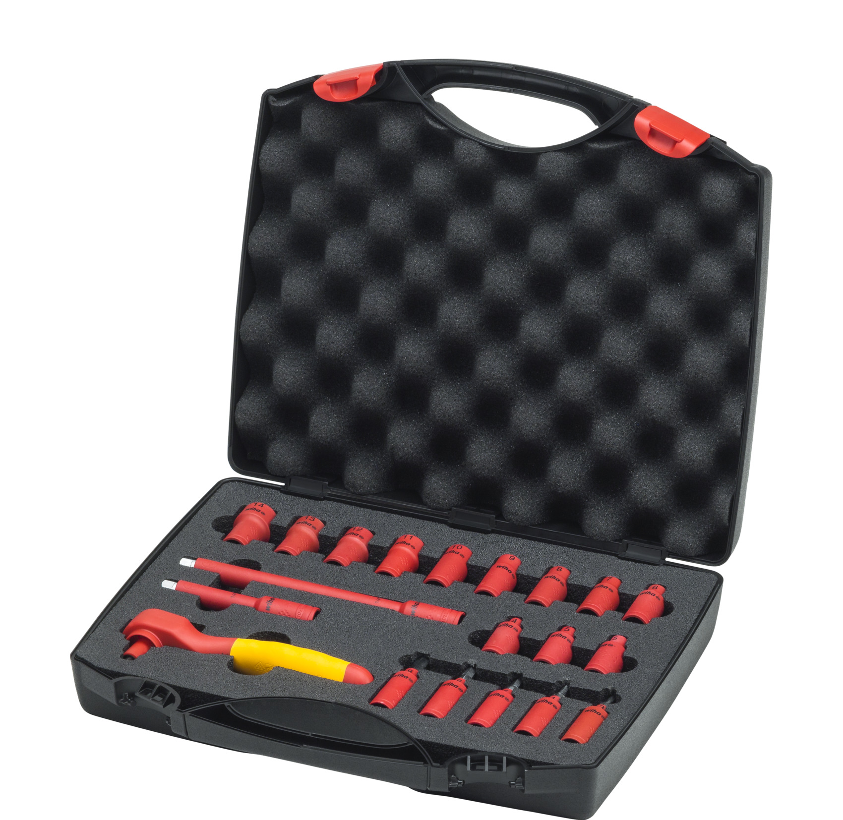 Wiha 21-Piece with Ratchet, VDE/1000V