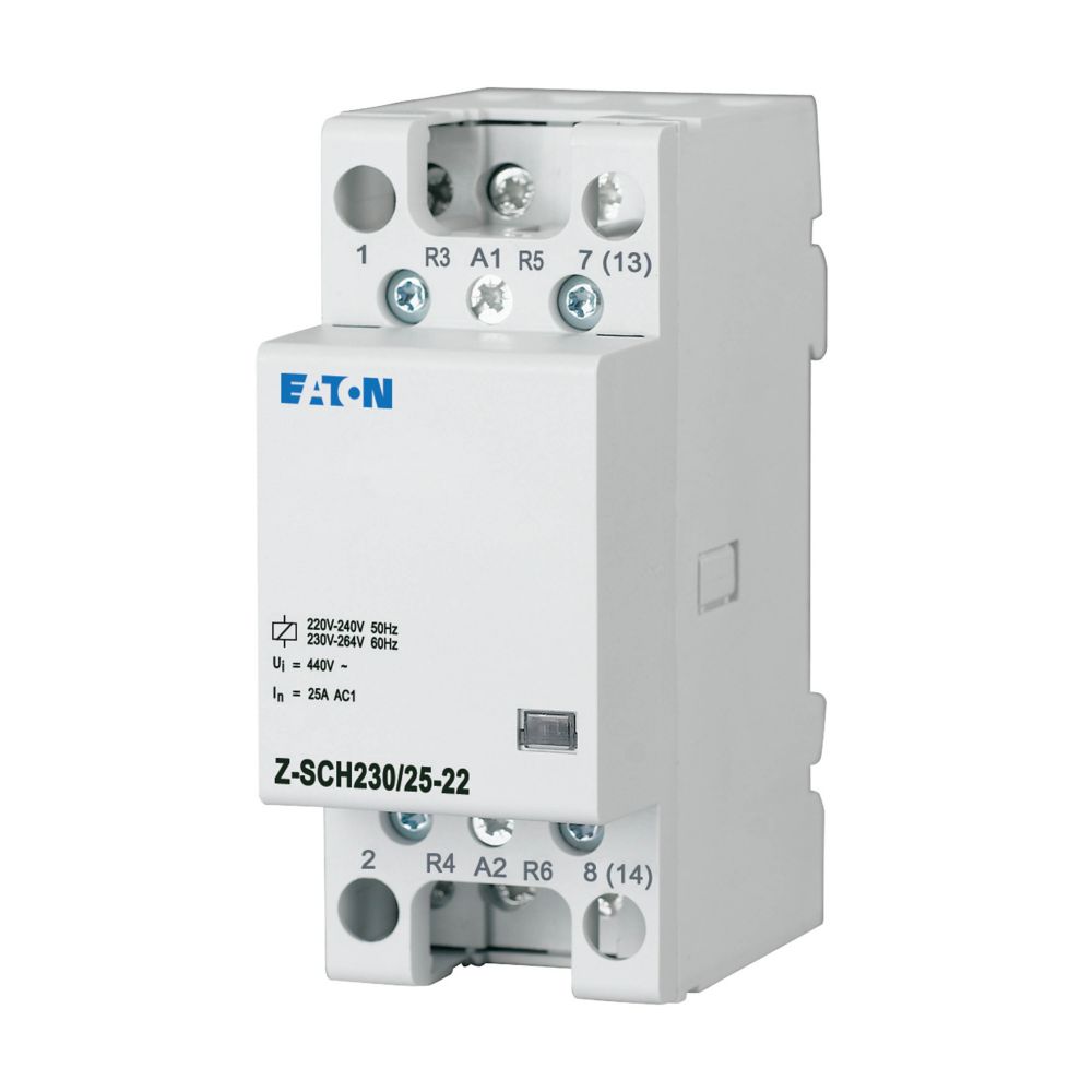 Eaton Z-SCH Installation Contactor, 230 V ac Coil, 2N/O+2N/C