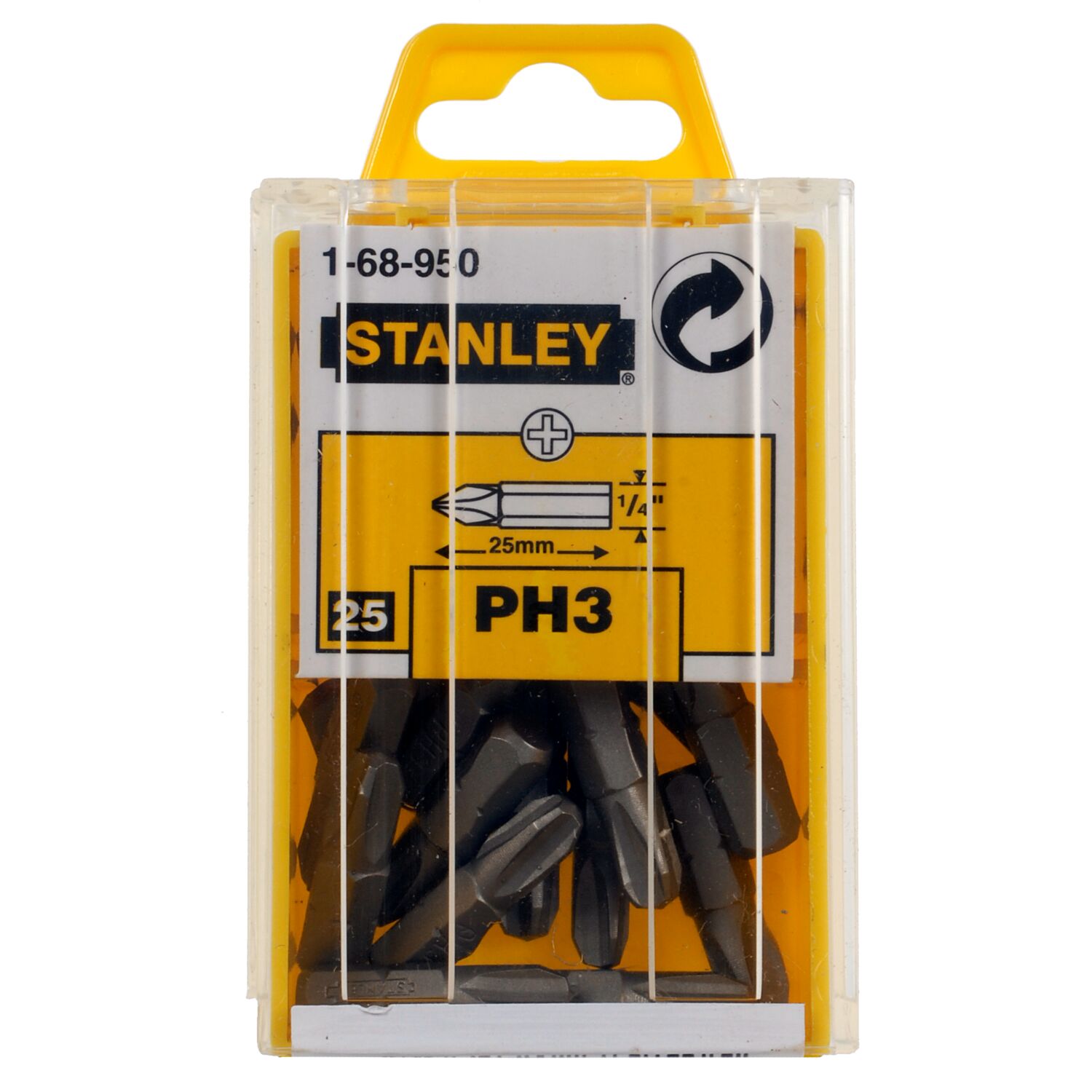 Stanley Bit 25 Pieces, Hexagon