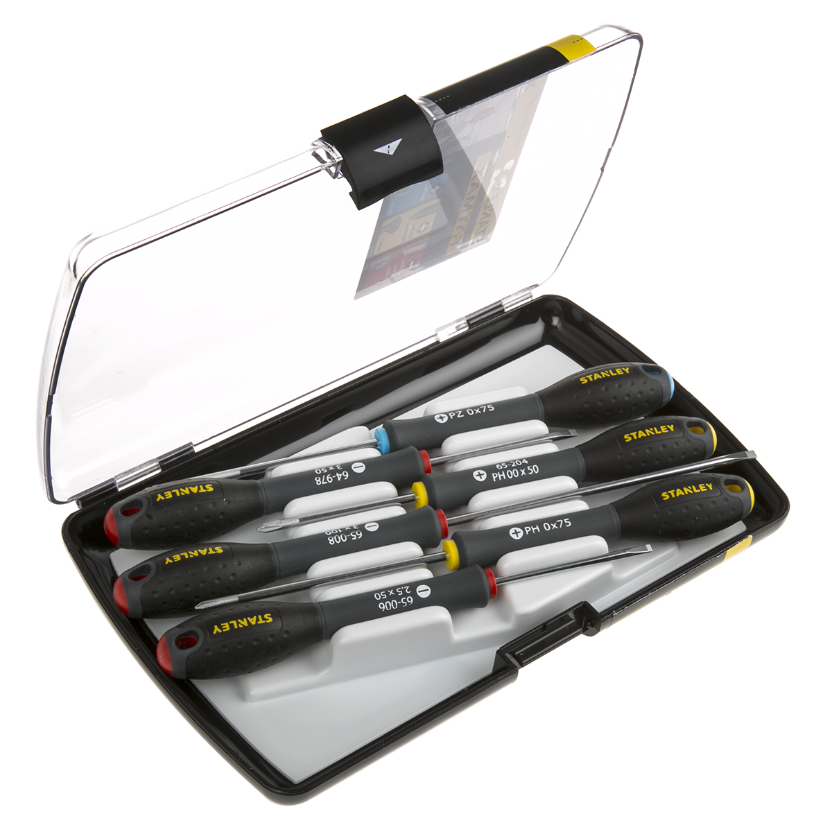 Stanley Phillips; Pozidriv; Slotted Precision Screwdriver Set, 6-Piece