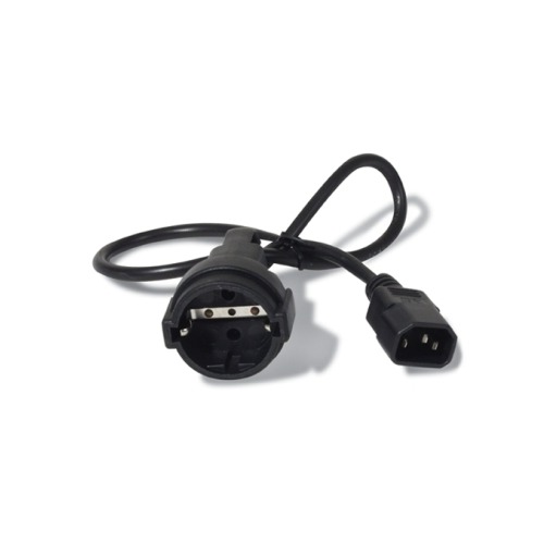 APC Straight IEC C14 Plug to Straight CEE 7/7 Plug Power Cord, 610mm