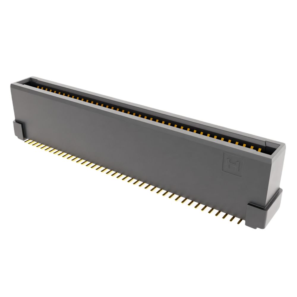 HARWIN FLECTO Series Vertical Surface PCB Header, 80 Contact(s), 0.8 mm Pitch, 2 Row, Shrouded