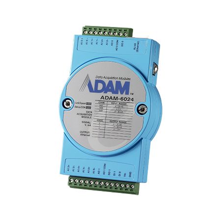 ADAM 6024 Series I/O module, Analog, Digital, Analogue, Digital, 10 → 30 V dc