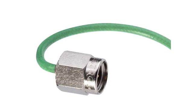 Huber+Suhner Microbend Series Male SMA to Male SMA, 2.5 in 50 Ω