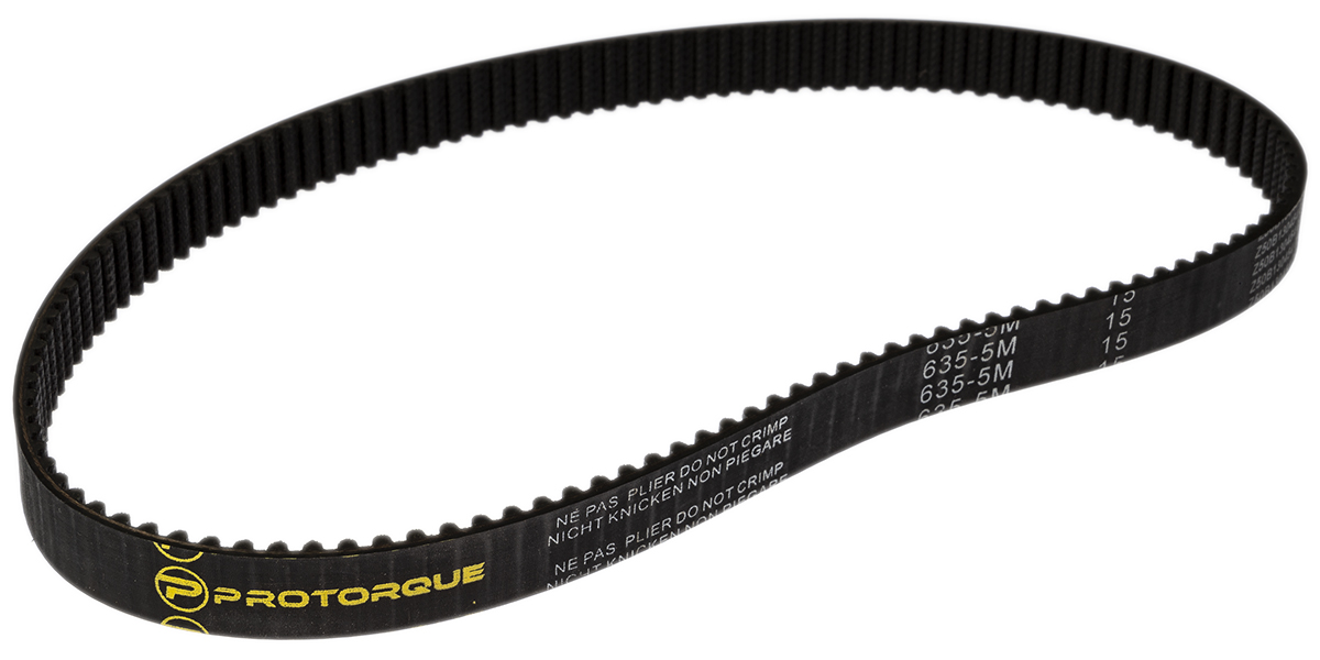 RS PRO Timing Belt, 127 Teeth, 635mm Length, 15mm Width