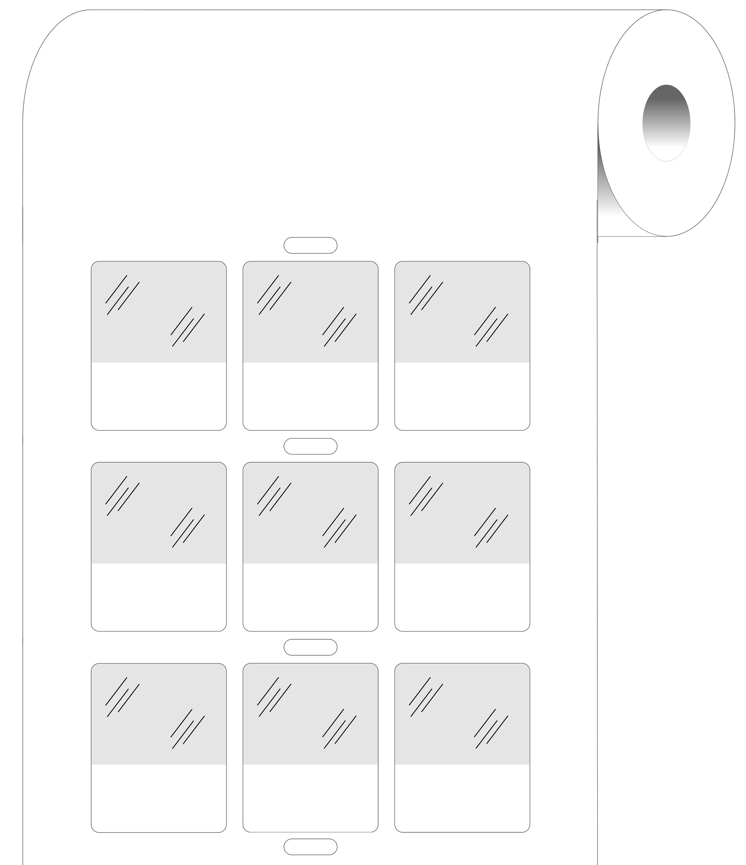 Brady B-427 Self-laminating Vinyl Transparent/White Cable Labels, 25.40mm Width, 31.75mm Height, 3000 Qty