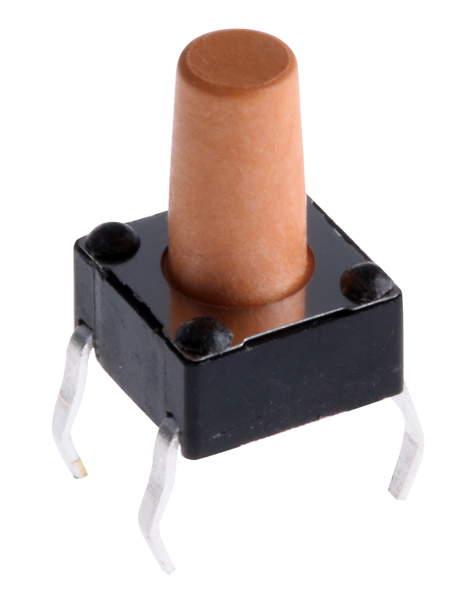 Wurth Elektronik Pink Tactile Switch, SPST 50 mA @ 12 V dc 6.1mm Through Hole