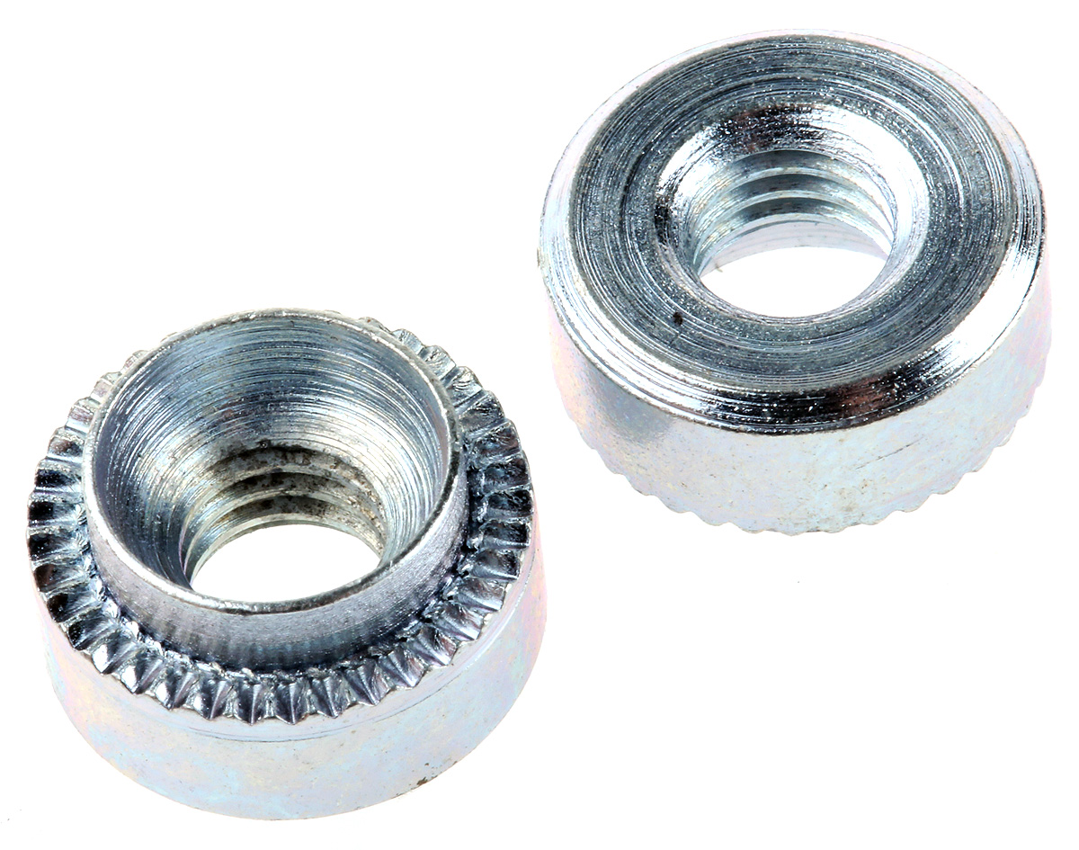 Hank Zinc plated & clear Passivated Steel Rivet Bush, M6