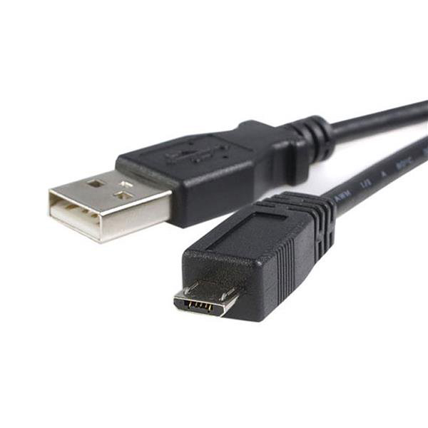 StarTech.com USB 2.0, Male USB A to Male Micro USB B, 480Mbps, 500mm