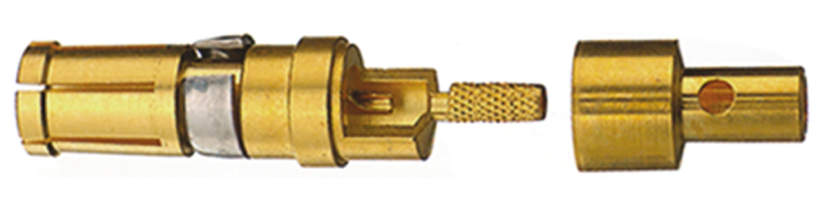 FCT from Molex, FMS Series, Female Crimp D-Sub Connector Coaxial Contact, Gold over Nickel Socket