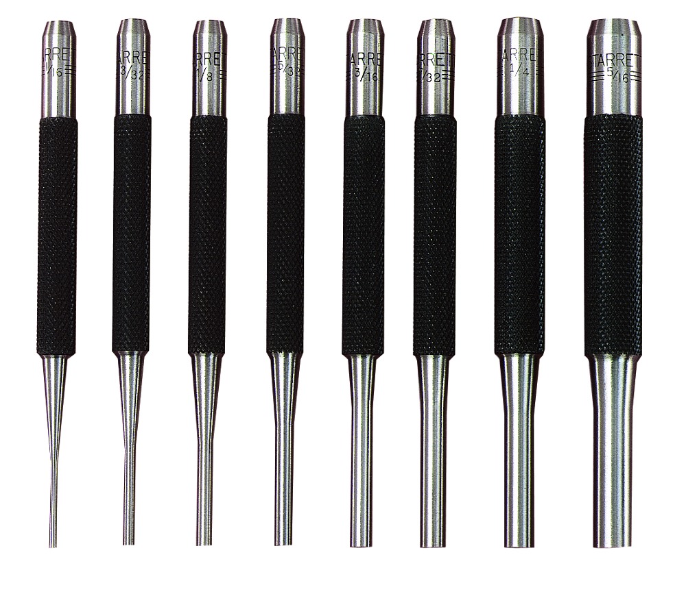 Starrett 8-Piece Centre Punch, Centre Punch, 100 mm Overall