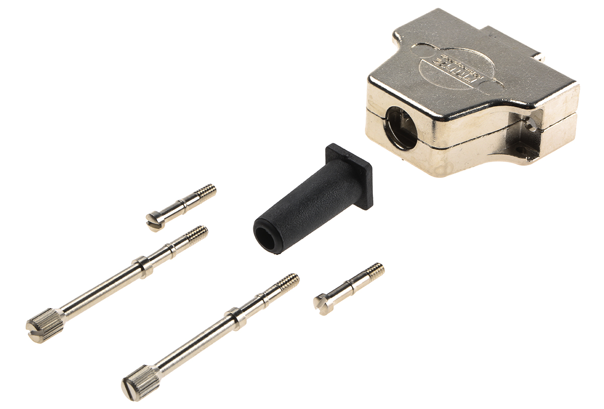 FCT from Molex FMH Series Die Cast Zinc D Sub Backshell, 15 Way, Strain Relief