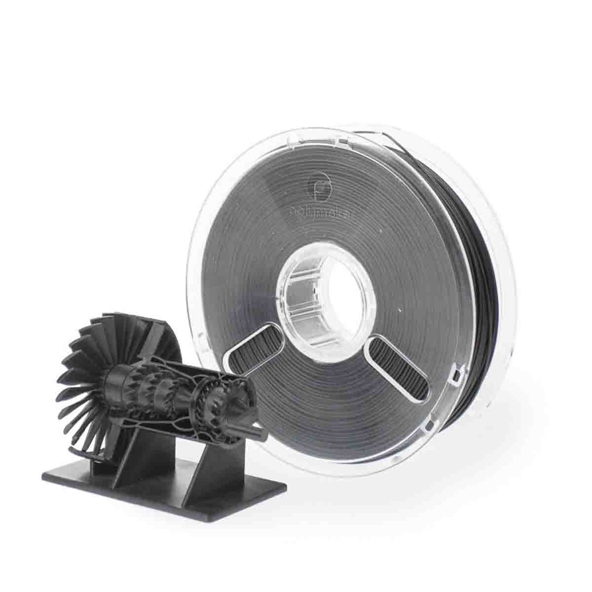Polymaker 1.75mm Black Tough PLA 3D Printer Filament, 750g