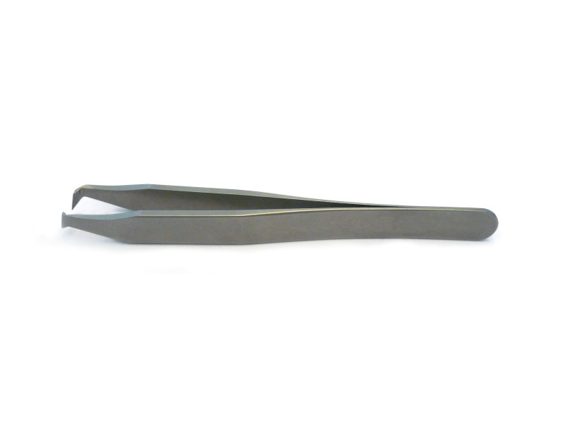 ideal-tek 115 mm, Carbon Steel, Angle, Tweezer
