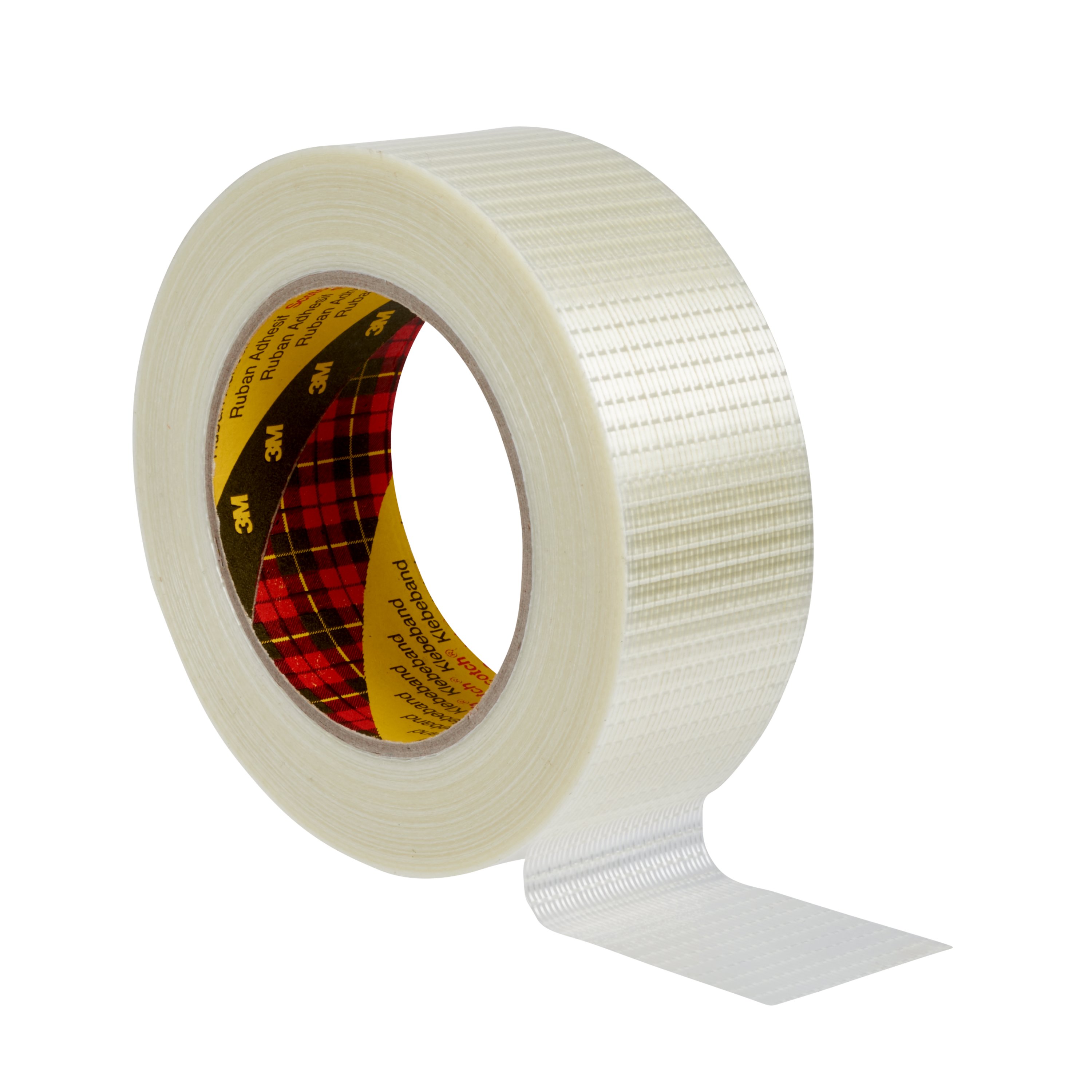 3M Scotch White Transparent Packing Tape, 50m x 50mm