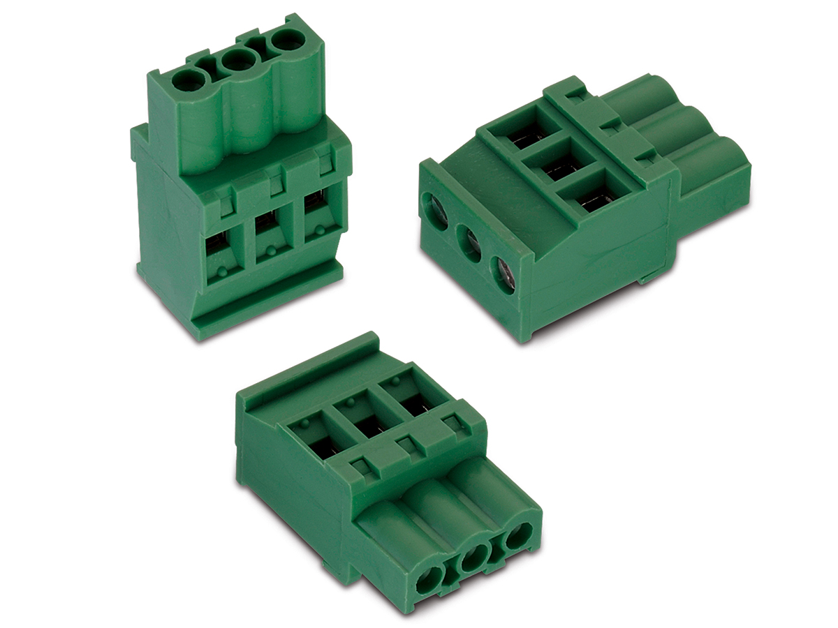Wurth Elektronik 3445 Series Pluggable Terminal Block, 3-Contact, 5.08 mm Pitch, 1-Row