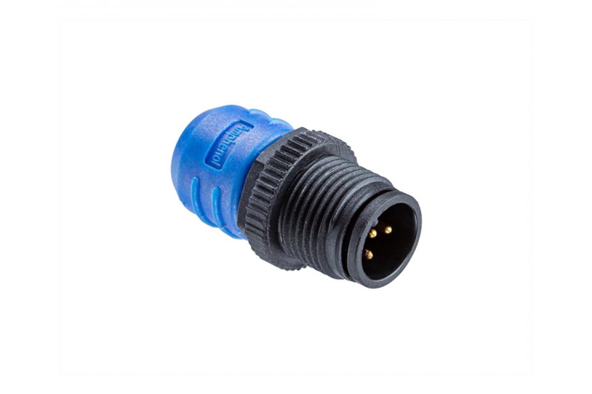 Amphenol Industrial Industrial Circular Connector, 5 Contacts, Threaded, M12 Connector, Plug, Male, IP68, NMEA 2000