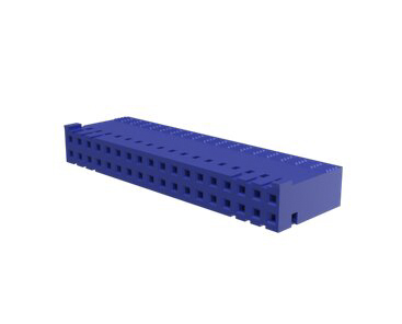 Amphenol Communications Solutions, Minitek Pwr Male Connector Housing, 2mm Pitch, 4 Way, 1 Row