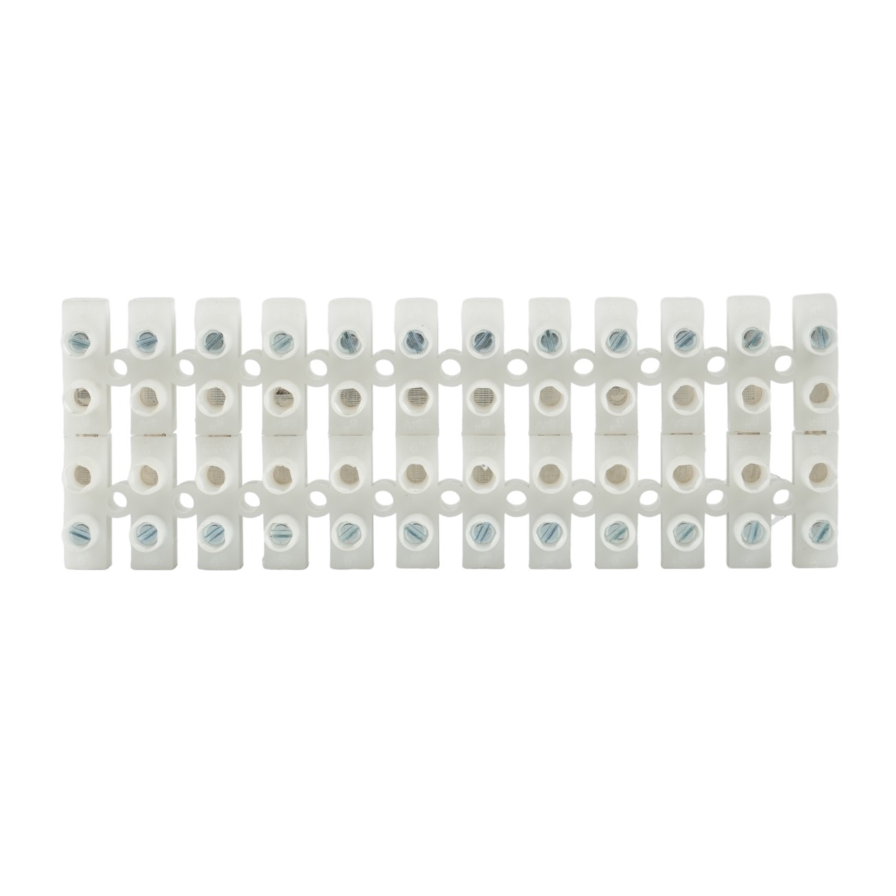 RS PRO Non-Fused Terminal Block, 12-Way, 5 → 32A, 10 AWG Wire, Screw Termination