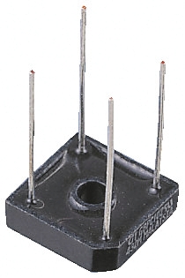 Vishay Bridge Rectifier, 6A, 600V, 4-Pin