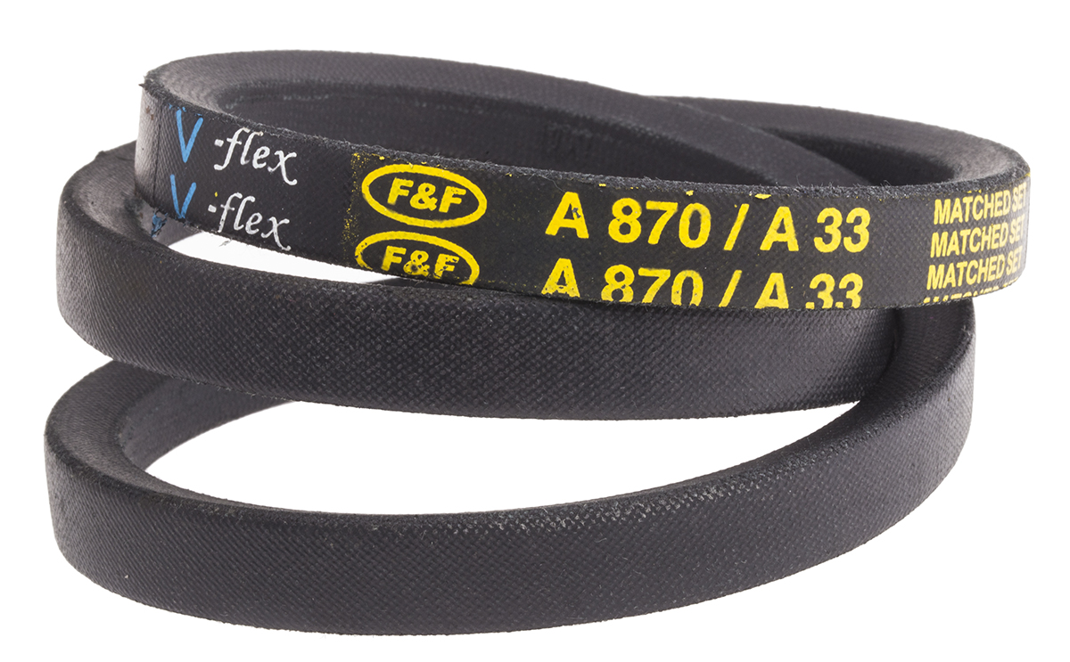 RS PRO Drive Belt, belt section A, 838mm Length