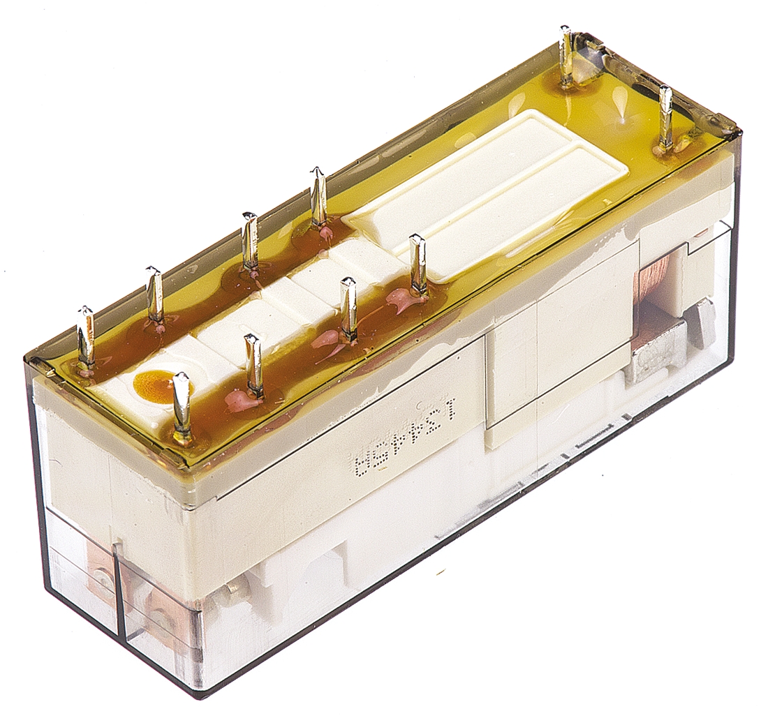 TE Connectivity PCB Mount Force Guided Relay, 24V dc Coil Voltage, 4 Pole, 3PST, SPST