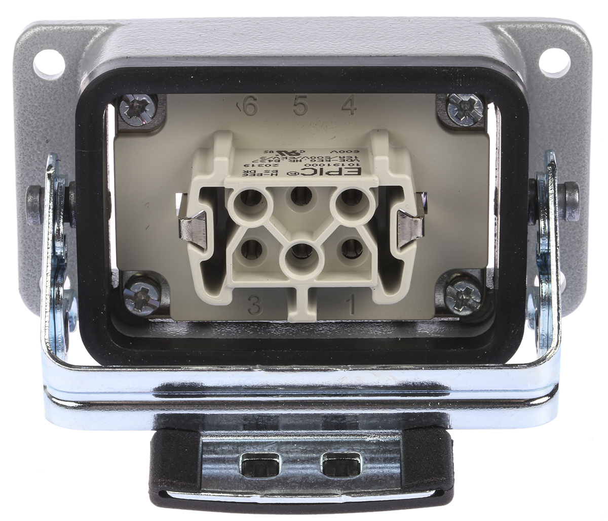 EPIC Connector Set, 6 Way, 16A, Female, H-BE, Panel Mount, 440 V