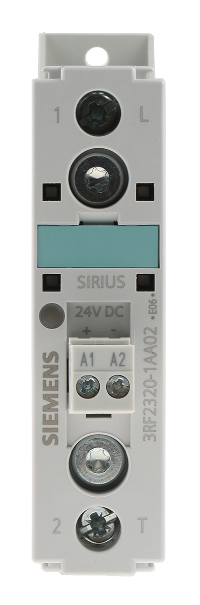 Siemens 3RF2 Series Solid State Relay, 20 A Load, DIN Rail Mount, 230 V Load, 24 V dc Control