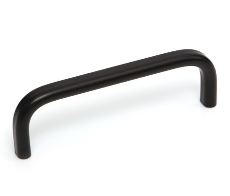 RS PRO Matt Black Aluminium Cabinet Handle 40 mm Height, 12mm Width, 55mm Length