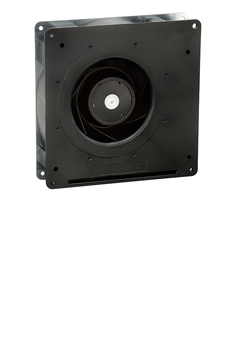 ebm-papst RG 140 NTD Series Axial Fan, 24 V dc, DC Operation, 118m³/h, 9.3W, 445mA Max, IP54, 180 x 180 x 40mm
